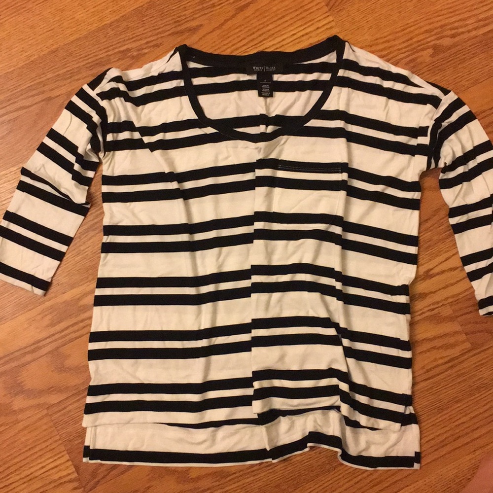 White House Black Market stripped shirt